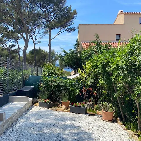 Entier T2 Climatise, Parking Gratuit, Jardin, A 2min A Pied Sanary-sur-Mer